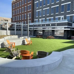 West Entrance and a Portion of the Patio Area