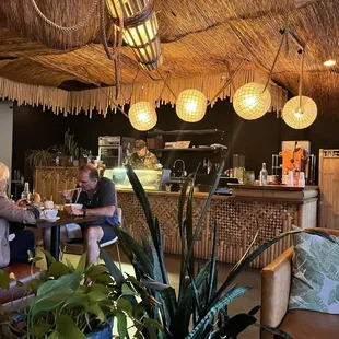 Interior (oyster shucking bar)