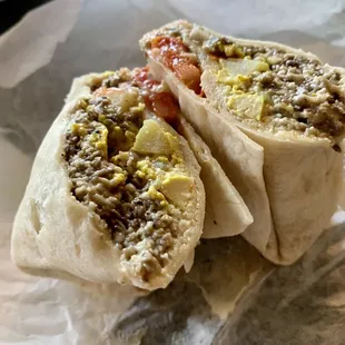 Vegan Breakfast Burrito. Yum.