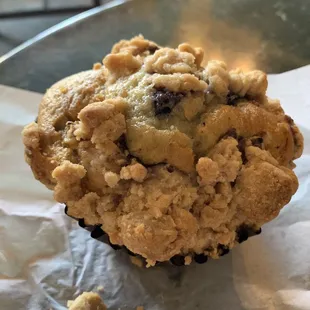 Blueberry Crumb Muffin.