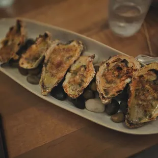 My favorite. Charbroiled Oysters.