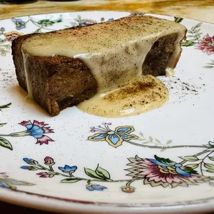 Complimentary bread pudding