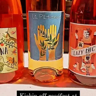 Rosé fest selection