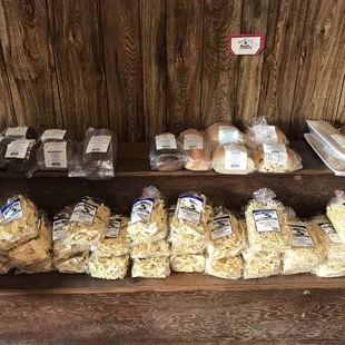 They also sell some pantry staples and spices.