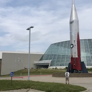Museum entrance. Pretty evident you&apos;re at an AF museum.