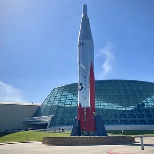 A great building with some missile displays out front.