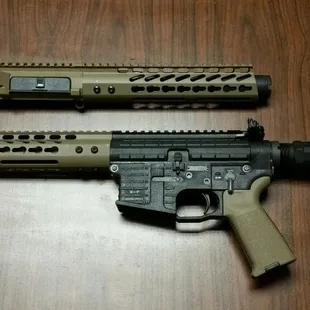Lightweight and mobile firearms.