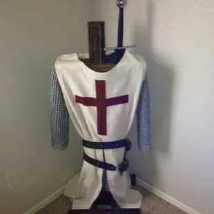 Customer supplied photo of his Straterra Tactical Body Armor Stand