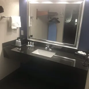 The modern bathroom vanity