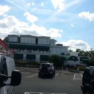 a view of the parking lot