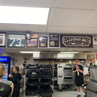 customers in the kitchen