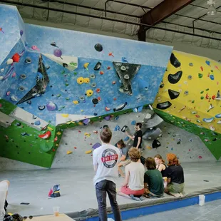 Bouldering wall
