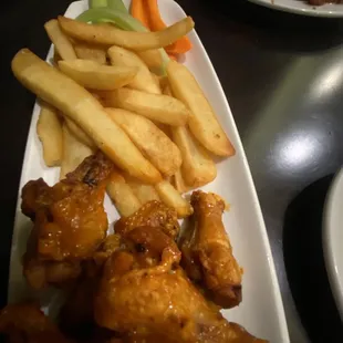Wings and French Fries