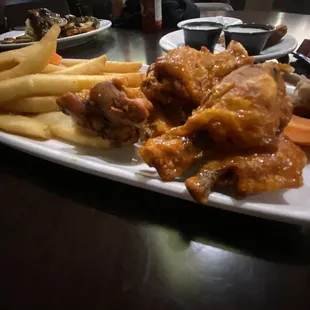 Buffalo Wings and French Fries