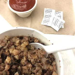 Breakfast "Cornbeef hash" 1 scoop $2.59 *2/17/23