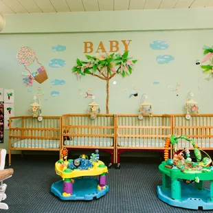 A look inside one of our infant rooms.