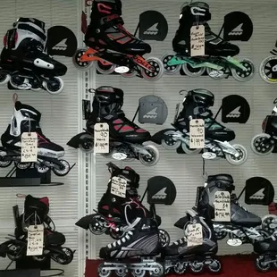 Inline skates from Rollerblade,  Bauer hockey, CCM Hockey, and more!