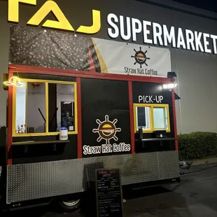 Straw Hat Coffee Trailer