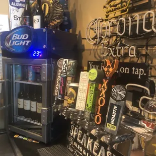 JuT some of the beers and wine they have
