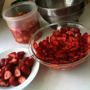 Always super sweet strawberries that are so versatile :)