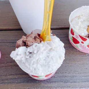 Small: Chocolate Peanut Butter, Mascarpone Nutella