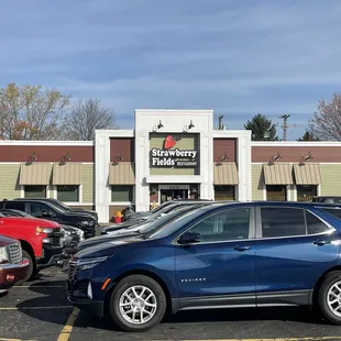 the front of the restaurant