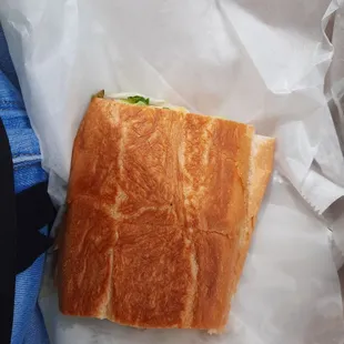 4" pressed pork Cuban (to go)