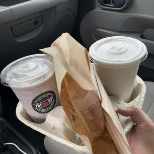 Oreo shake, banana shake, and 8 inch original Cuban