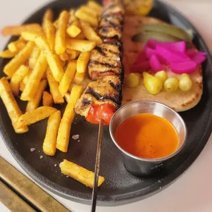 Swordfish Shawarma Kebab