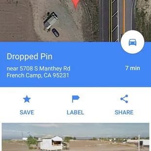 the location of a car that is parked on the side of the road