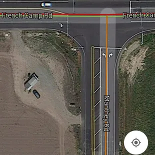 the location of the google maps