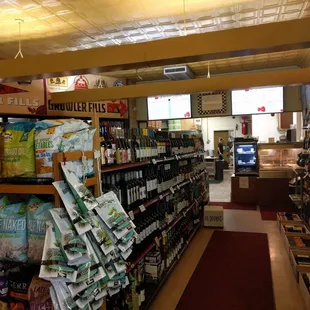 the inside of a grocery store