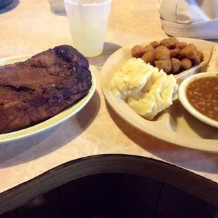 That's a big ole pork steak!