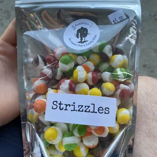 Freeze dried skittles