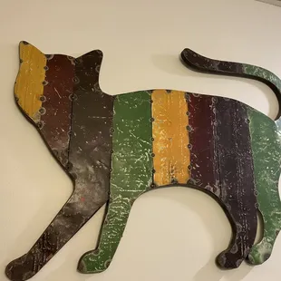 a painted cat