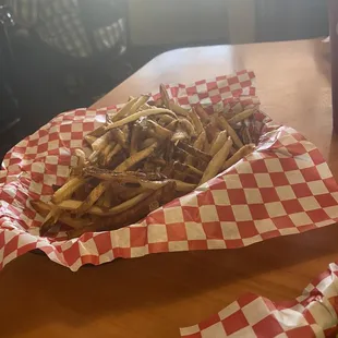 Greasy fries