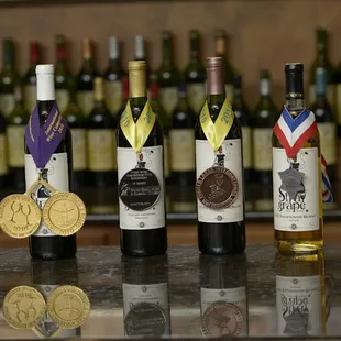 Award winning wines.
