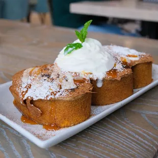 Pumpkin cream cheese French toast