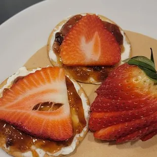 Figs and Jam with Goat cheese