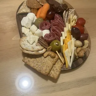 Delicious and made n the spot. I love the variety of cheese and crackers!!! ($25)