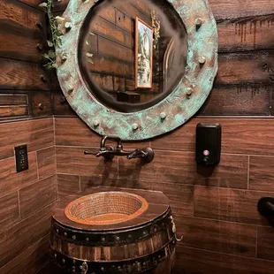 Even the bathroom is themed!