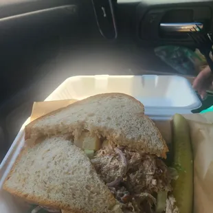 My Hawaiian Chicken Salad Sandwich!