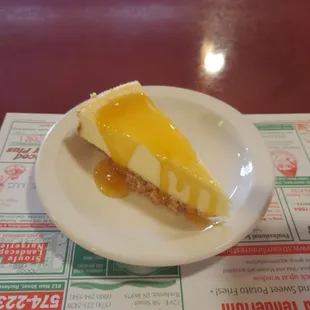 Butterscotch cheesecake