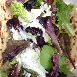 Veggie Naan-wich