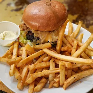 50 / 50 Lamb Burger w/ Fries