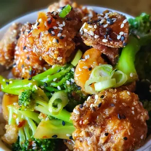 General Tso Chicken &amp; Shrimp