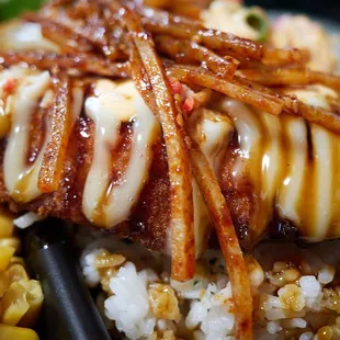 Salmon katsu overload (two large pieces of salmon)