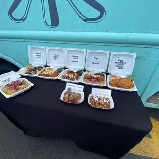 Display of their offerings