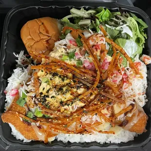 Salmon Katsu Overload