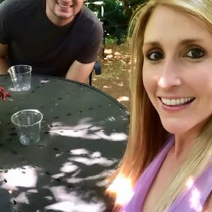 Their patio is so cozy! This place was such a fun find.